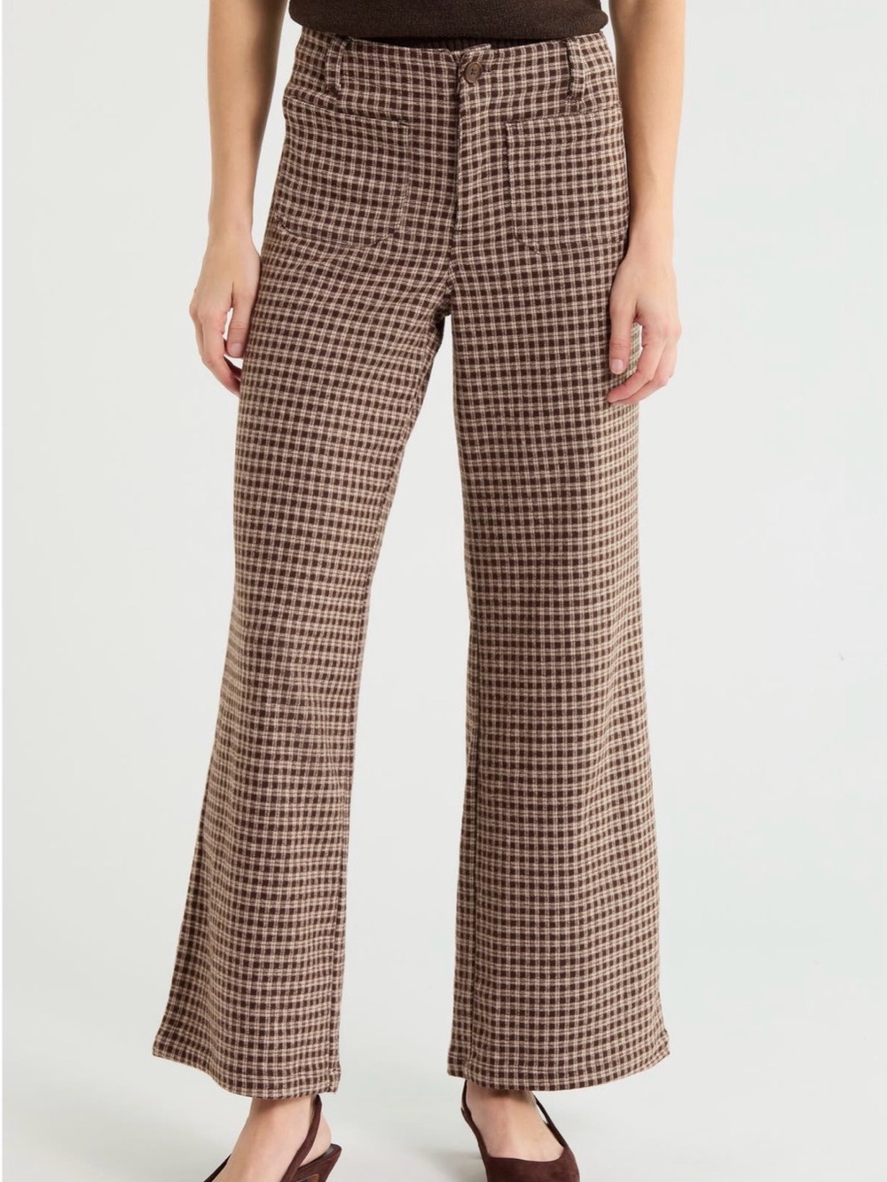 Sanctuary Brown Wide-Leg Pants
